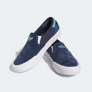 ADIDAS Shmoofoil Blue Slip-On Skateboarding Shoes NWT | Size 6.5 | The Gonz